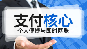 码支付核心标题（突出个人便捷+即时到账）